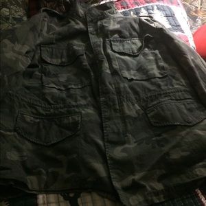 Camo utility jacket